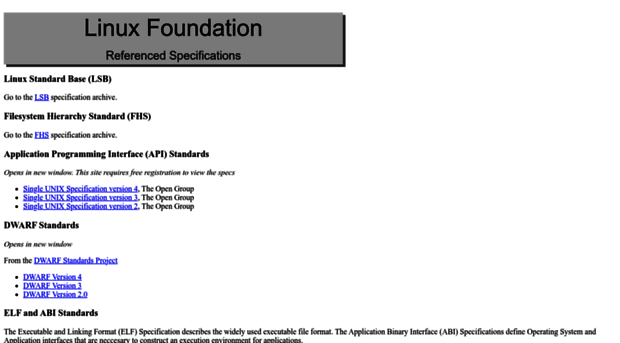 refspecs.linuxfoundation.org