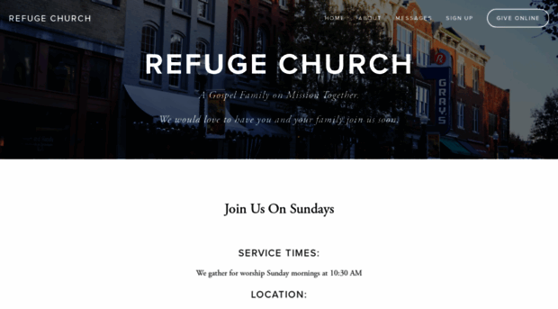 refugechurchfranklin.com