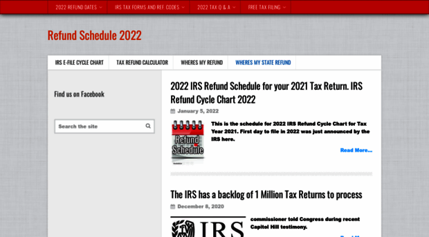 refundschedule.com