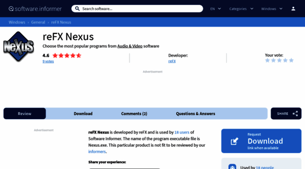 refx-nexus.software.informer.com