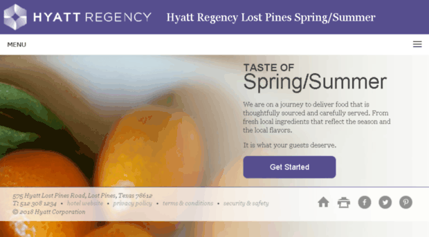 regencylostpinesspringsummer.hyattemenus.com