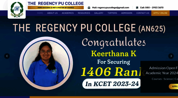 regencypucollege.com