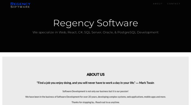 regencysoftware.com