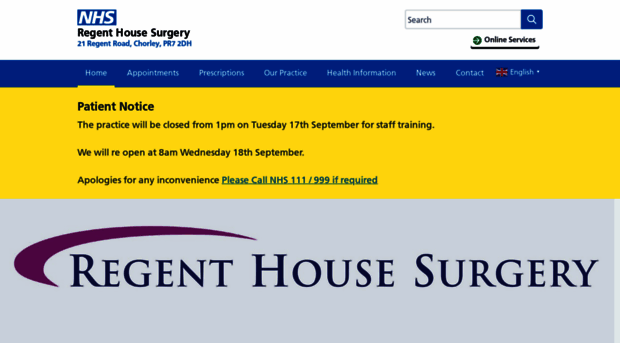 regenthousesurgery.co.uk