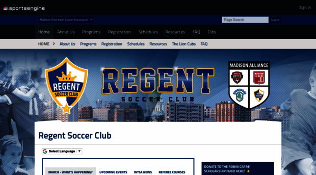 regentsoccer.org