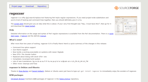 regexxer.sourceforge.net