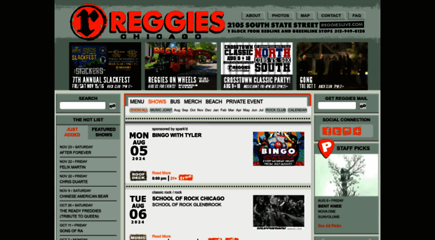 reggieslive.com