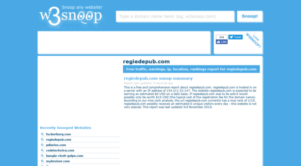 regiedepub.com.w3snoop.com