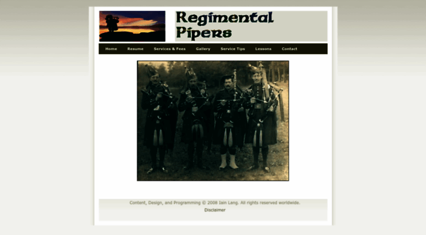 regimentalpipers.com