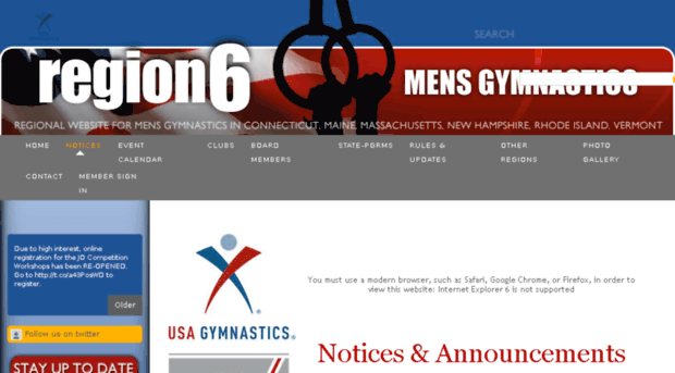 region6mensgymnastics.com