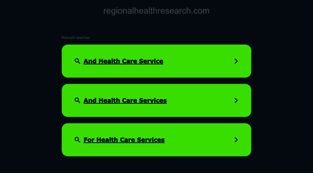 regionalhealthresearch.com