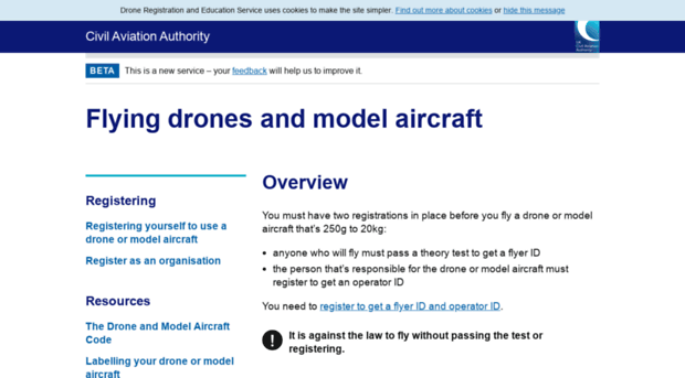 register-drones.caa.co.uk