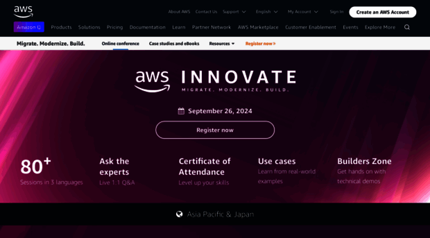 register-innovate-modernapps-apj.virtual.awsevents.com