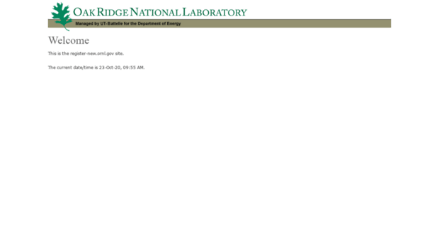 register.ornl.gov