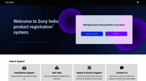 register.sony.co.in