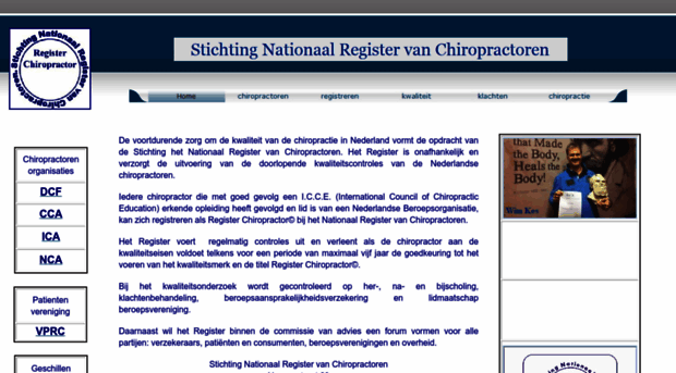 registerchiropractor.nl