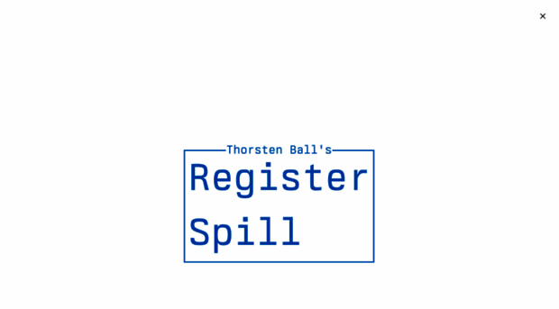 registerspill.thorstenball.com