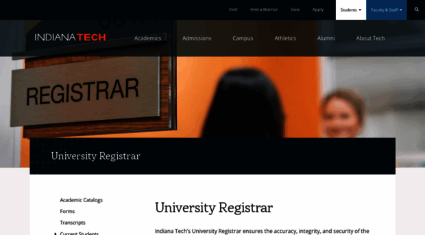 registrar.indianatech.edu