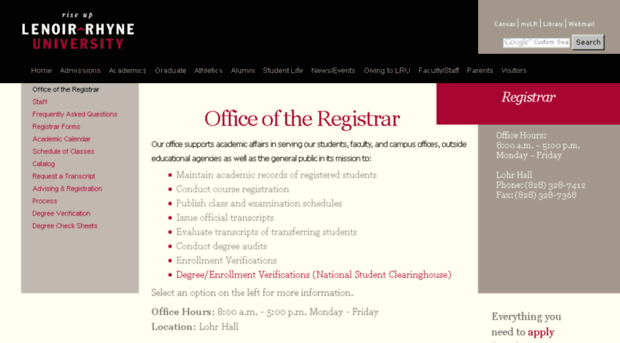 registrar.lr.edu