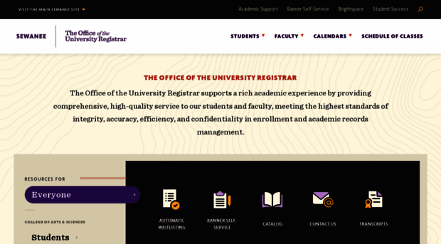 registrar.sewanee.edu