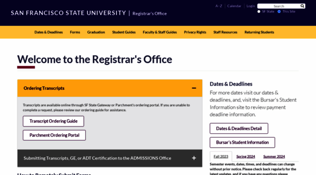 registrar.sfsu.edu