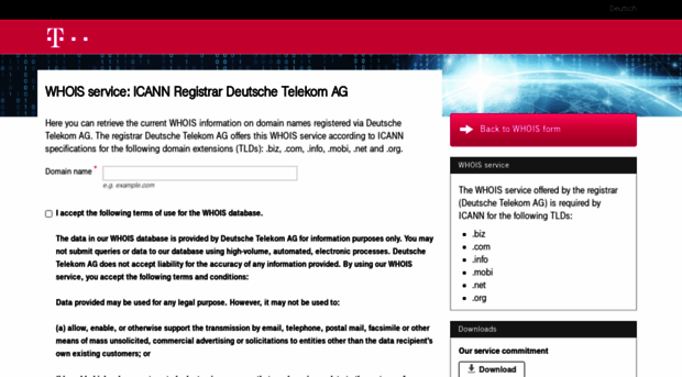 registrar.telekom.de