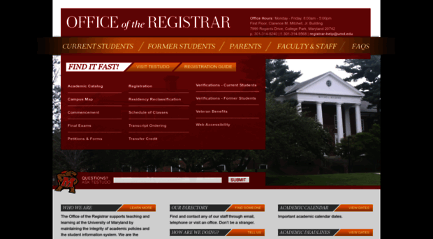 registrar.umd.edu