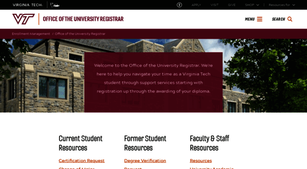 registrar.vt.edu