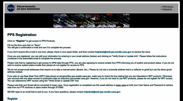 registration.pps.eosdis.nasa.gov