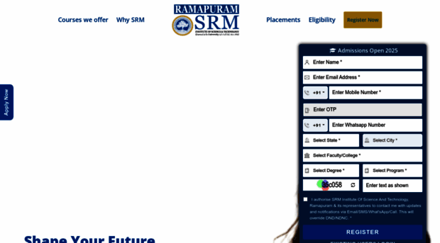 registration.srmrmp.edu.in