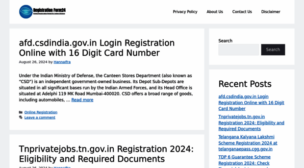 registrationform24.in