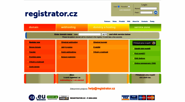 registrator.cz