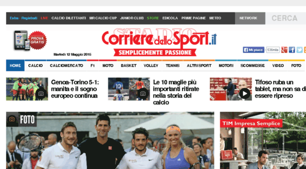 registrazione.corrieredellosport.it