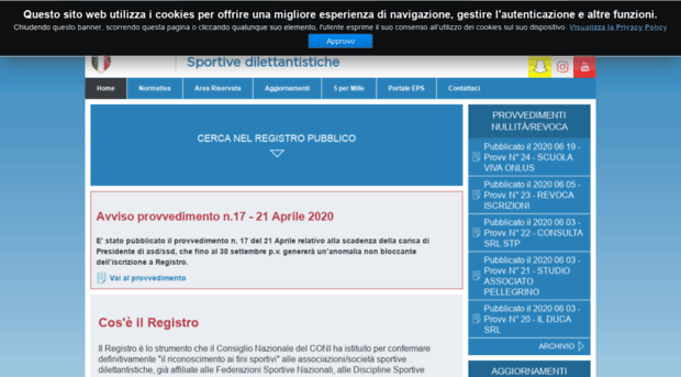 registrosocietasportive.coni.it