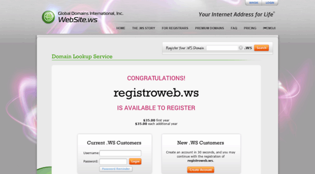 registroweb.ws