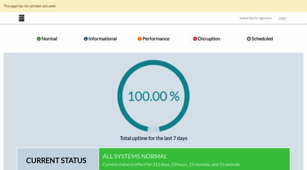 regnosys.statuscast.com