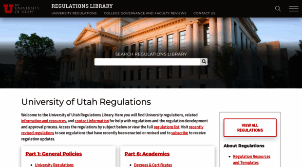 regulations.utah.edu