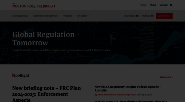 regulationtomorrow.com