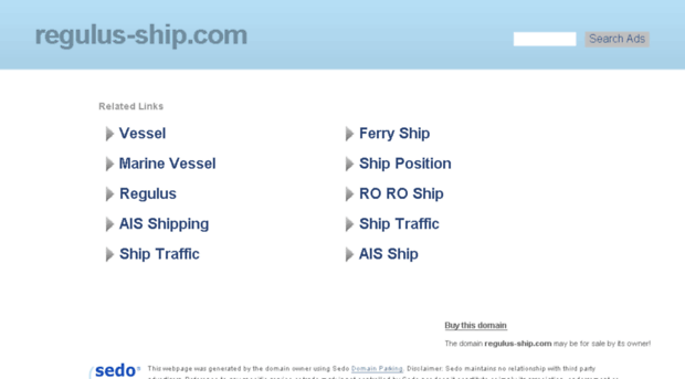 regulus-ship.com
