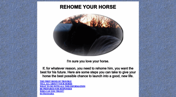 rehomeyourhorse.com