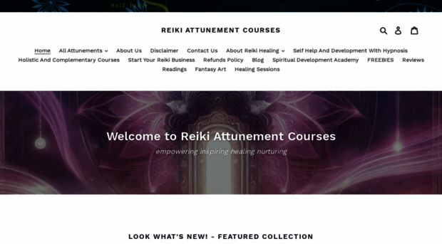 reikiattunementcourses.com