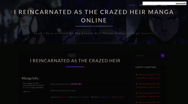 reincarnatedasthecrazedheir.com