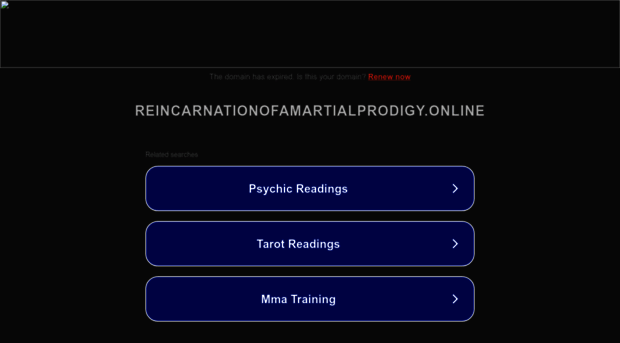 reincarnationofamartialprodigy.online