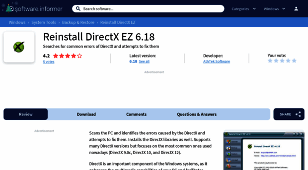 reinstall-directx-ez.software.informer.com