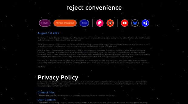 rejectconvenience.com