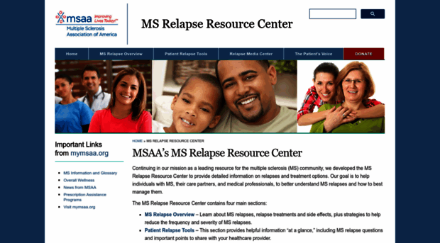 relapses.mymsaa.org