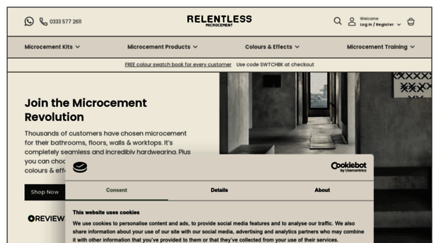 relentlessmicrocement.com