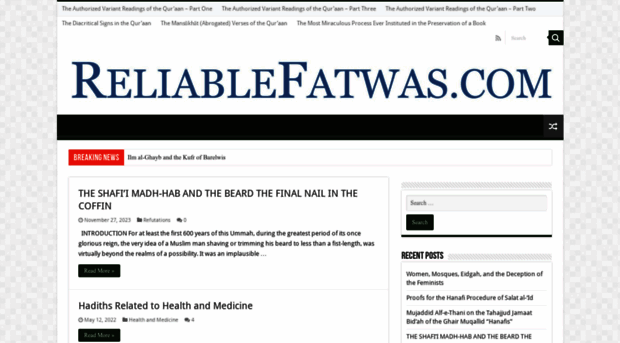 reliablefatwas.com