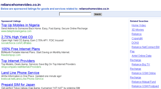 reliancehomevideo.co.in