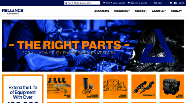 reliancepowerparts.com